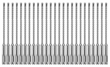 Bosch 25 pc. 3/16 In. x 4 In. x 6-1/2 In. SDS-plus Bulldog Xtreme Carbide Rotary Hammer Drill Bits