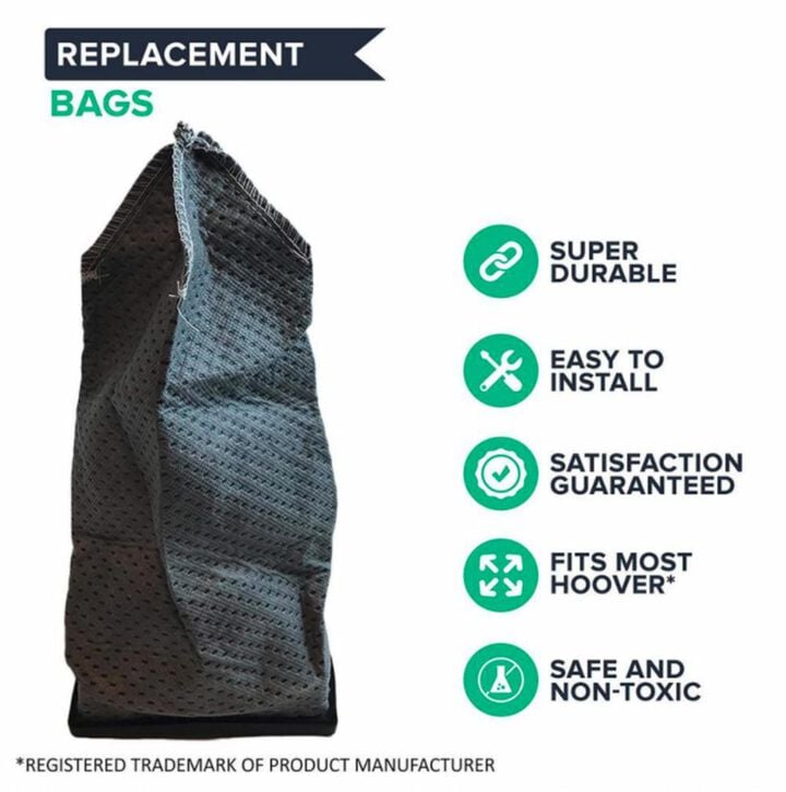 Hoover Residential Vacuum Replacement Washable and Reusable Cloth Vacuum Bag Assembly, large image number 1
