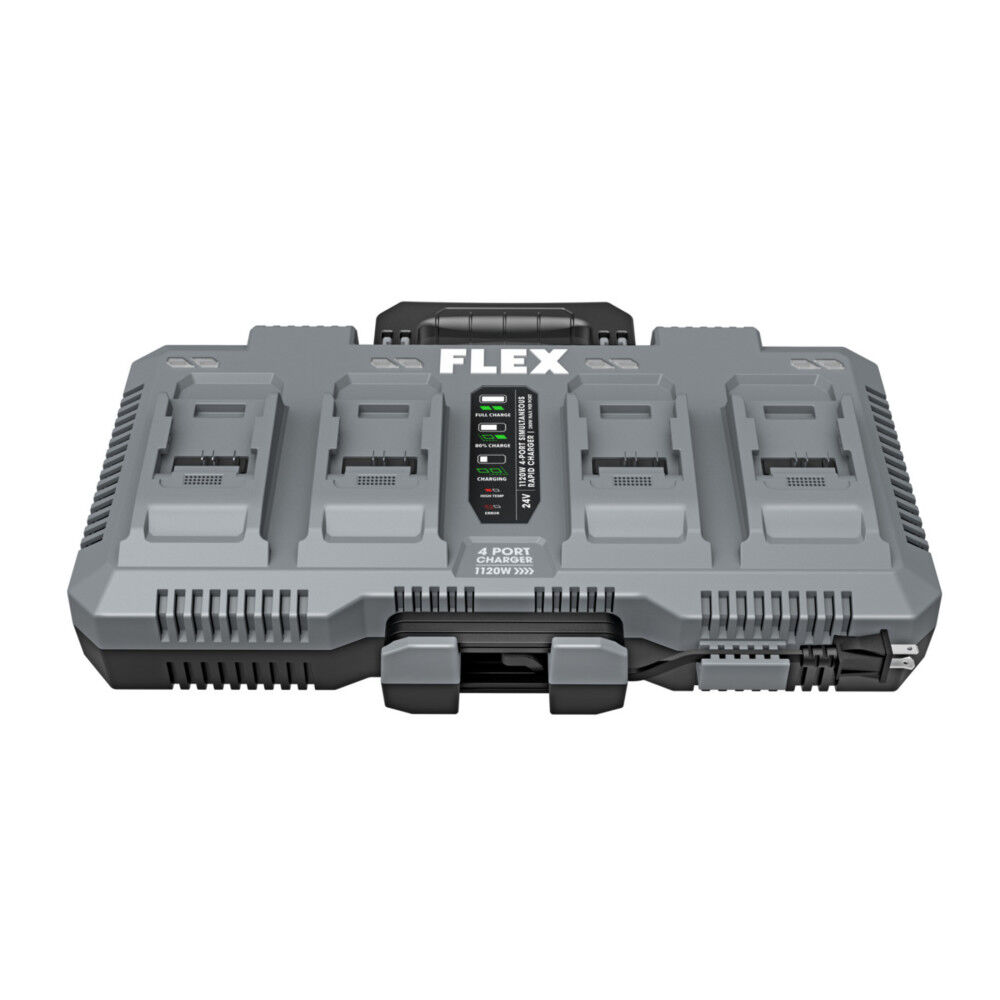 FLEX STACK PACK 24V Rapid Battery Charger 4 Port FX0451Z from FLEX