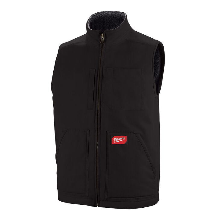 Milwaukee Heavy Duty Sherpa Lined Vest, swatch
