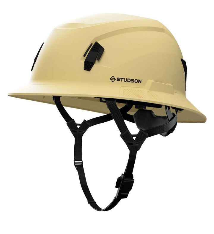 Studson Full Brim Non-Vented Safety Helmet Type 2 Class E Khaki