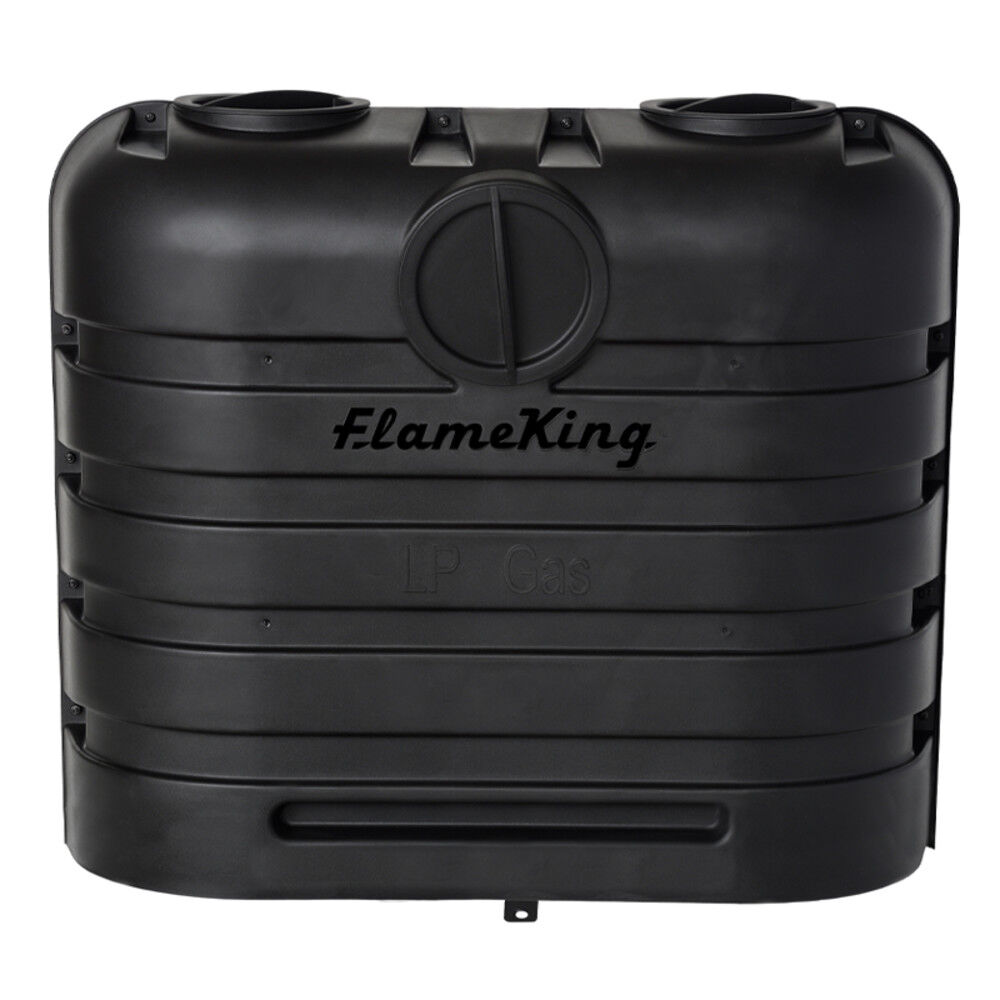 Flame King Dual 30 Lb Propane Tank Cover Black, large image number 1