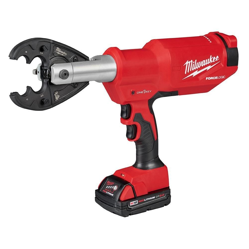 Milwaukee M18 FORCE LOGIC 6T Pistol Utility Crimper with O-D3 Jaw, large image number 3