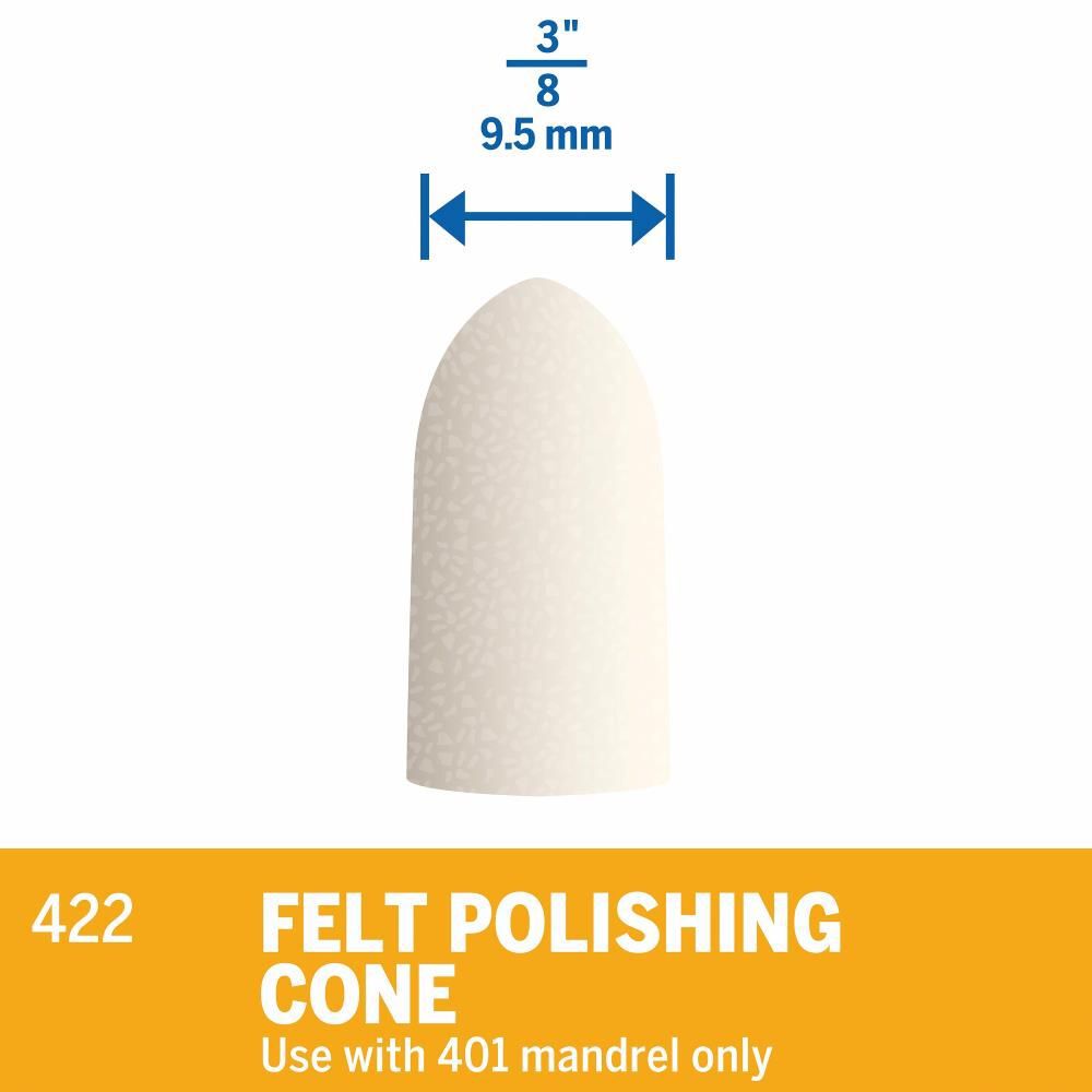 Dremel 3/8 In. Polishing Felt Tip, large image number 3