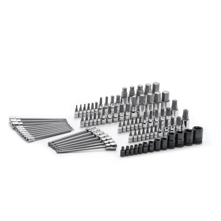 GEARWRENCH Master SAE/Metric and TORX Bit Socket Set 84 pc 1/4 3/8 & 1/2 In. Drive