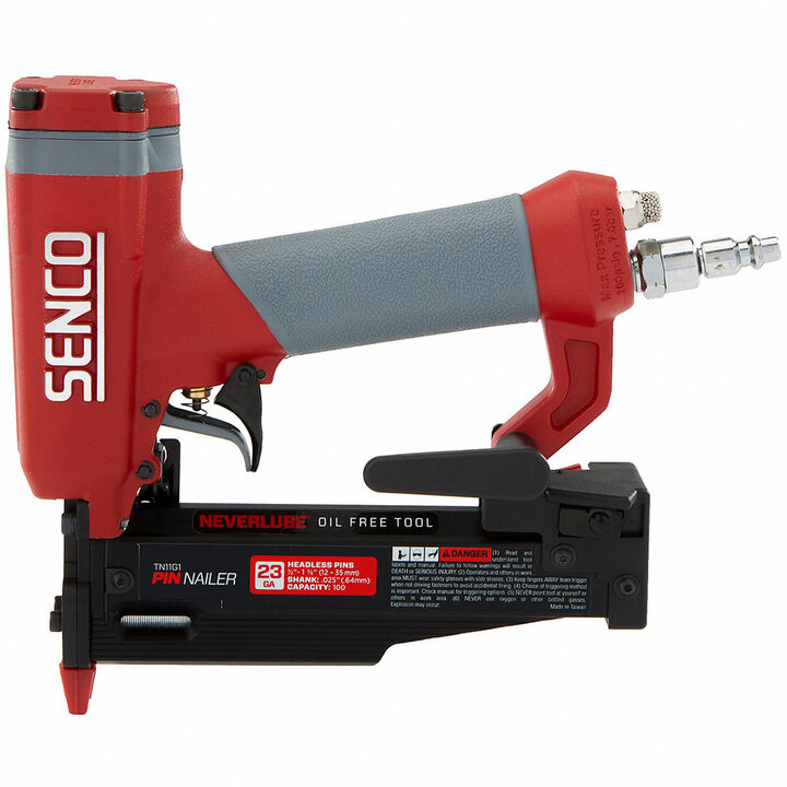 Senco Neverlube Pin Nailer 1 3/8in 23 Gauge Pneumatic