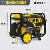 Champion Power Equipment 10,000-Watt Gas Powered 49 State Wireless Remote Start Home Backup Portable Generator, small image number 5