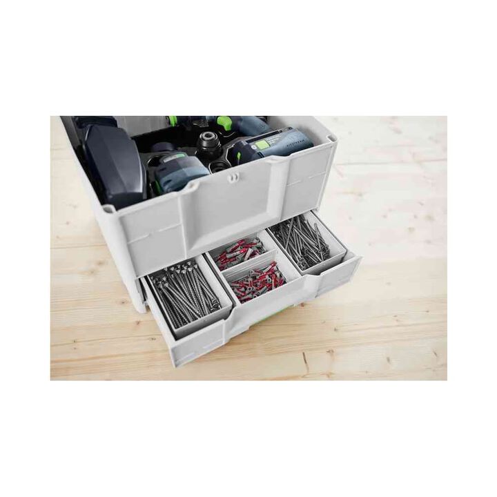 Festool SYS3-COMBI M 337 20 kg 396 mm x 296 mm x 330 mm Height Systainer, large image number 3