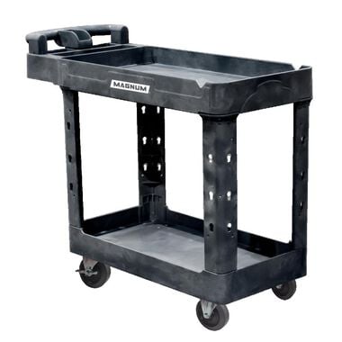 Magnum Tool Group 41in x 17in Service Cart 2 Shelf with V Cut HD Casters