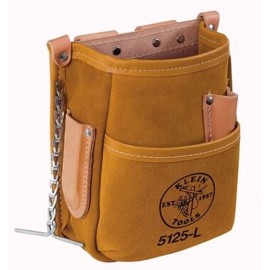 Klein Tools 5 Pocket Tool Pouch Leather