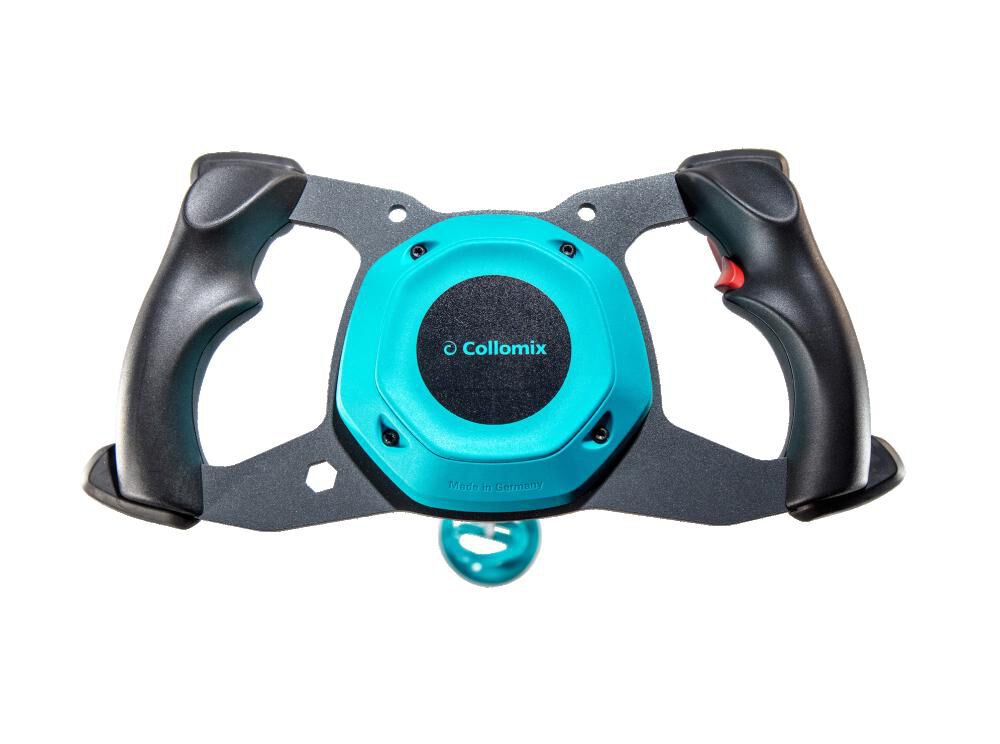 Collomix XG1 Classic Mixer Heavy Duty 3-Blade Paddle 9 Gallon Heavy-Duty Mixing Bucket Water Dosing Instrument & Dust Extraction Tool, large image number 11