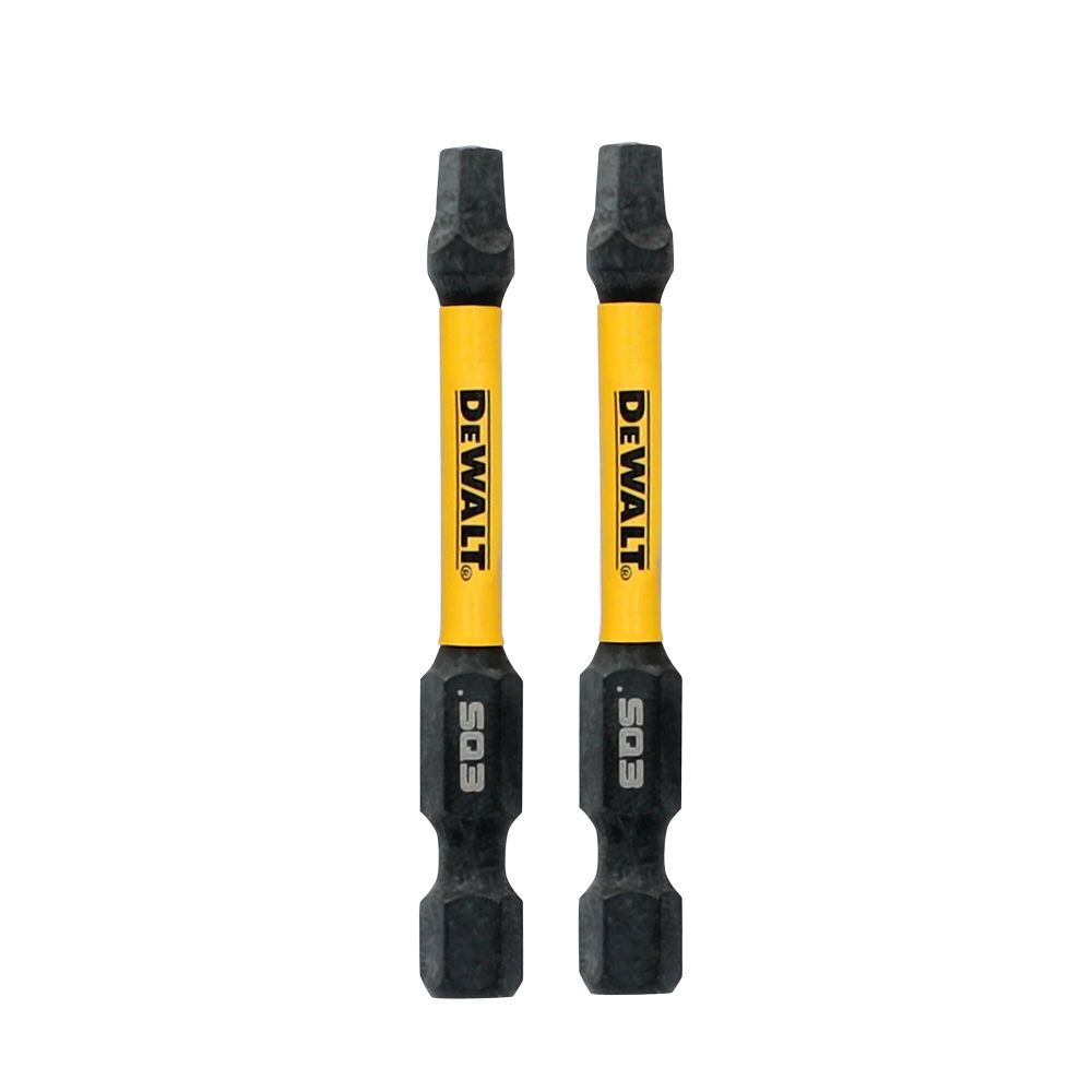 DEWALT Elite Series 2-1/4 Inch SQ3 Bits, 2 Pieces, large image number 2