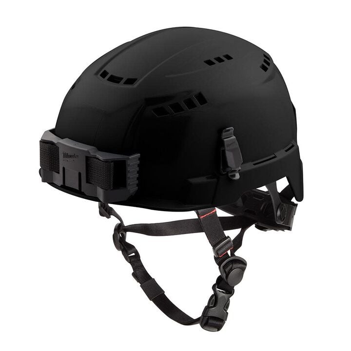 Milwaukee Black Vented Helmet with BOLT Class C