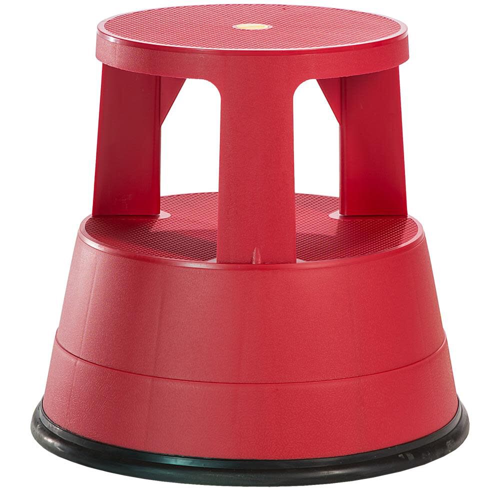 Xtend and Climb 2-Step 300-lb Load Capacity Red Plastic Step Stool, large image number 1