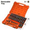 Klein Tools KNECT 1/2 Inch Deep Well Impact Socket Set SAE and Metric 28 Pieces, small image number 5