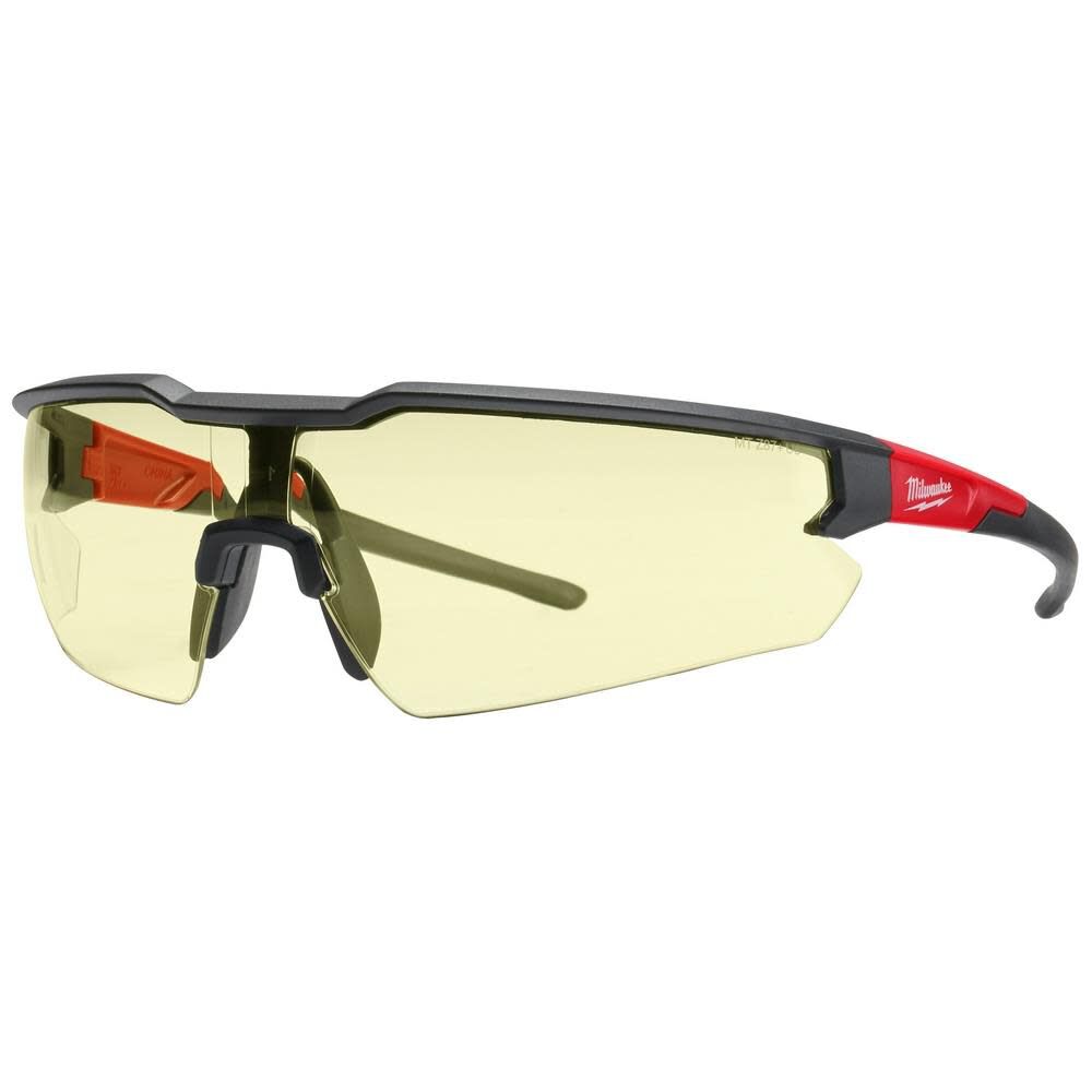 Milwaukee Safety Glasses - Yellow Anti-Scratch Lenses (Polybag), large image number 1