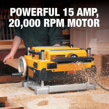 DEWALT Thickness Planer 13in 2 Speed 3 Knife, large image number 3