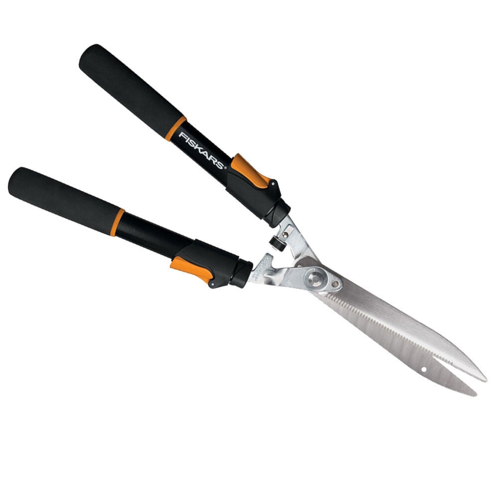 Fiskars Power-Lever 10 Inch Steel Telescoping Hedge Shear – 391690-1013