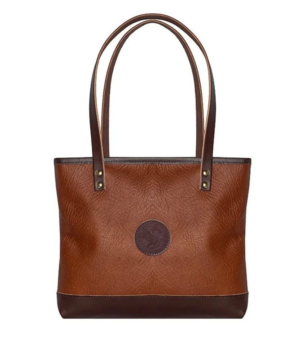 Duluth Pack Brown Bison Leather Lakewalk Tote, large image number 1