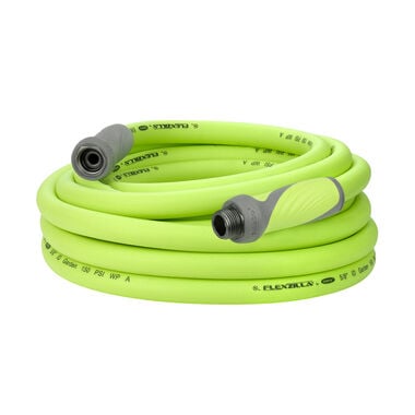 Flexzilla SwivelGrip Garden Hose, 5/8 Inch x 25 Feet, 3/4 Inch - 11 1/2 GHT Fittings, ZillaGreen