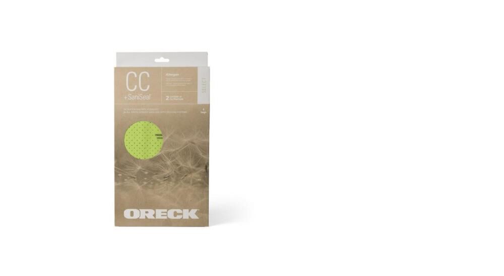 Oreck AK1CC6A CC SaniSeal Allergen Filtration Vacuum Cleaner Bags 6 Pack Genuine 