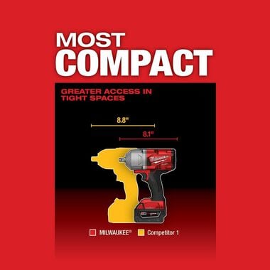 Milwaukee M18 FUEL with ONE-KEY High Torque Impact Wrench 1/2inch Pin Detent Kit, large image number 5