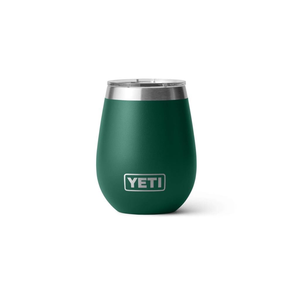 YETI Rambler 10 Oz Wine Tumbler with Magslider Lid Black Forest Green – 21071505885