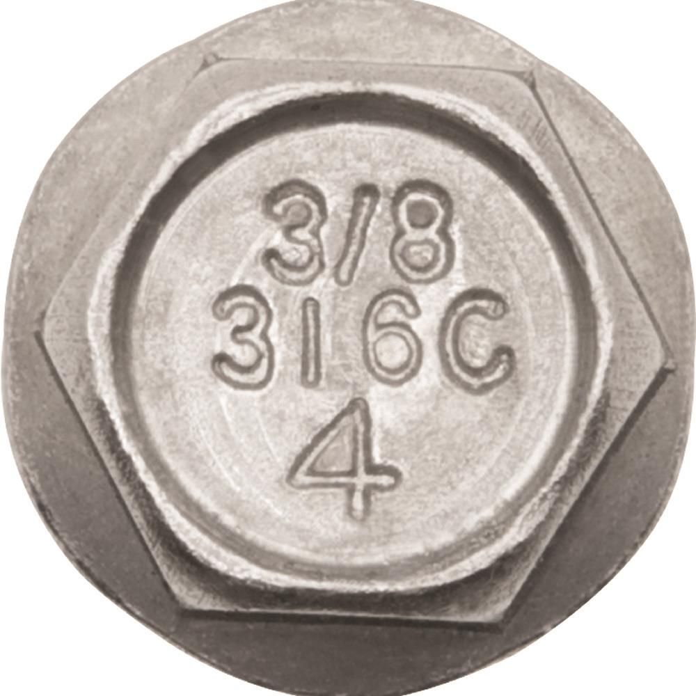 DEWALT Wedge-Bolt 1/2 x 5 Inch 316 Stainless Steel Bimetal Concrete Screw Anchor 25 Pieces, large image number 2