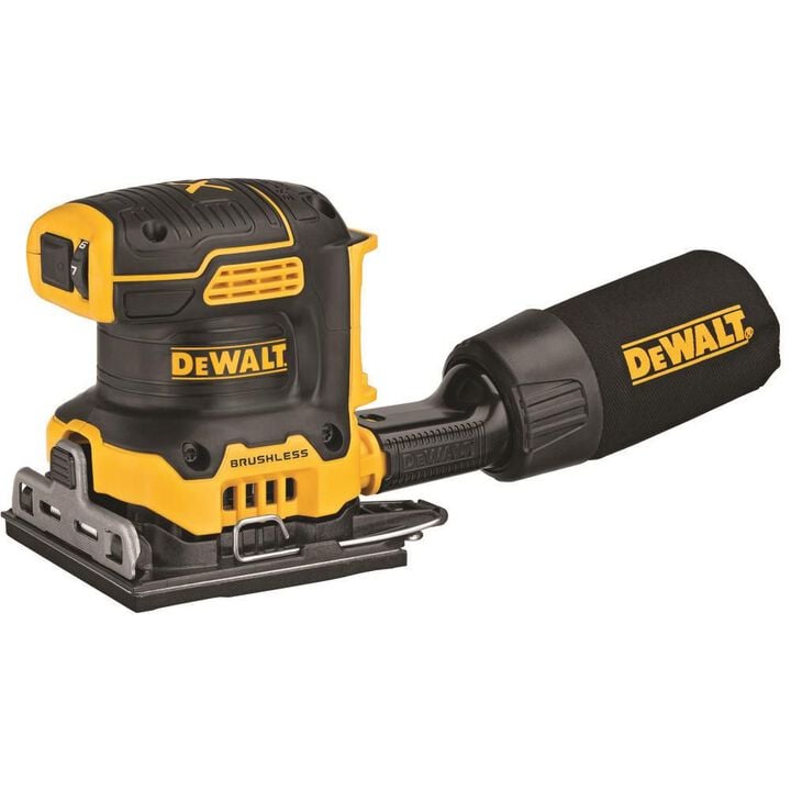 DEWALT 20V MAX XR Brushless Cordless 1/4 Sheet Variable Speed Sander (Bare Tool), large image number 1