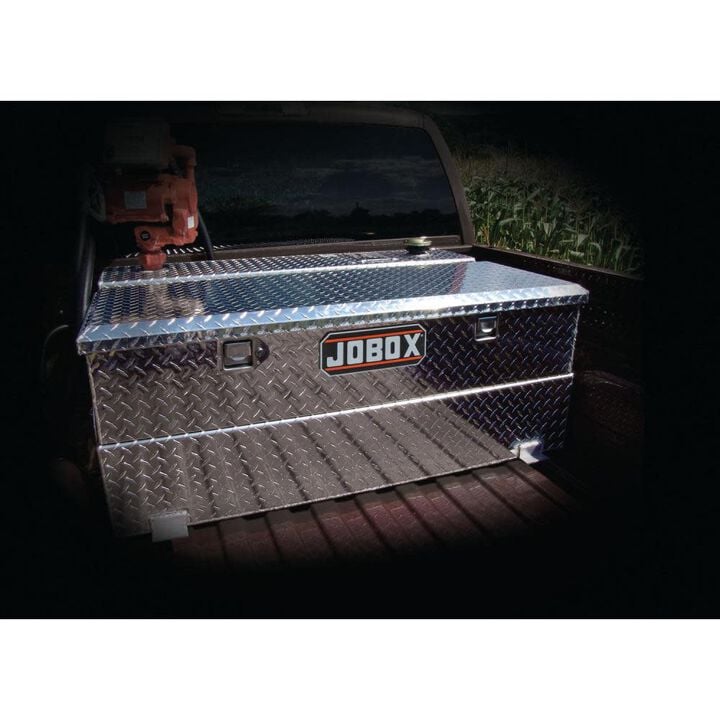 Crescent JOBOX 74 Gallon L-Shaped Tank with Removable Chest Aluminum Fuel-N-Tool Combo Tank With Chest, large image number 7