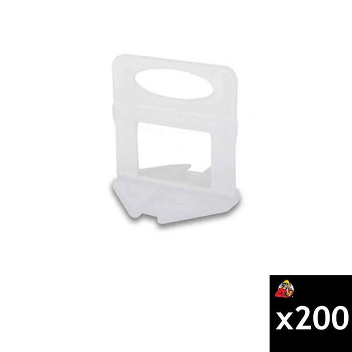 Rubi Tools 3/32 Inch Delta Leveling Clips 200 Pieces