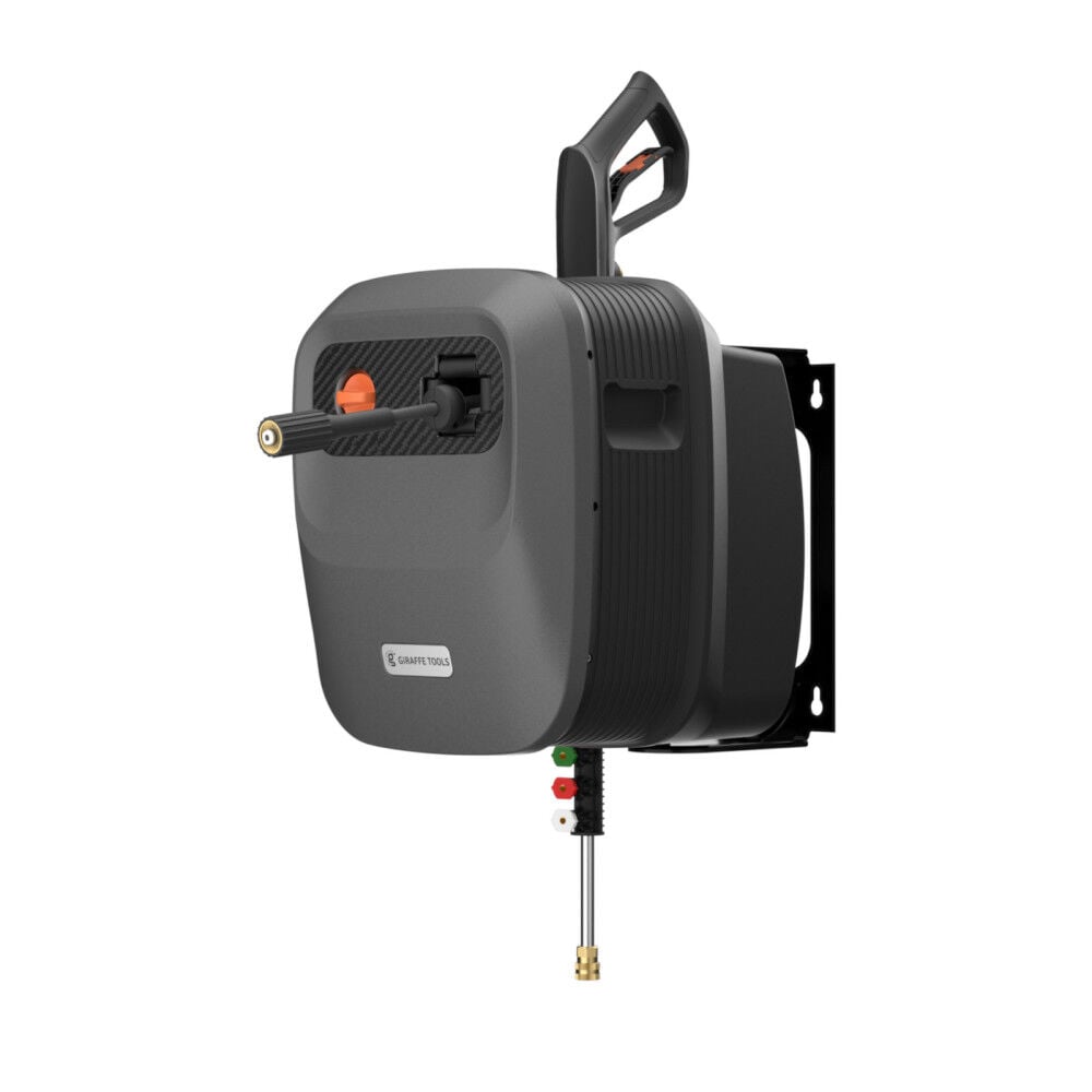 Giraffe Tools Grandfalls G20 2500 PSI 1.43 GPM Electric Cold Water Retractable Pressure Washer with Ultra-Soft Hose and 4 Spray Nozzles, large image number 1