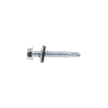 Hillman #12 x 1 1/2in Washer Head Self Drilling Screw 100pk, large image number 2