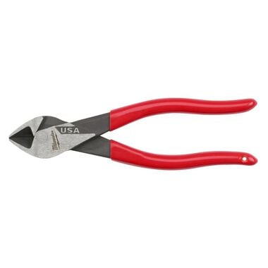 Milwaukee 7inch Diagonal Dipped Grip Cutting Pliers (USA), large image number 0