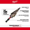 Milwaukee SHOCKWAVE Impact Duty Step Bit #4 3/16 - 7/8 in., small image number 4