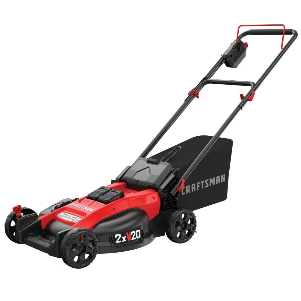 CRAFTSMAN V20* 2x20V 20 Inch Brushless Cordless Push Mower – CMCMW220P2