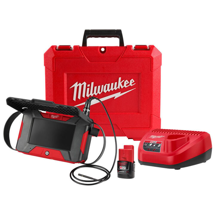 Milwaukee M12 Auto Shop Borescope w/ Wi-Fi File Sharing & XC 5Ah Lithium Ion Power Tool Battery Pack Bundle, large image number 2