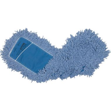 Rubbermaid 24in Blue Twisted-Loop Premium Prelaundered Blend Dust Mop