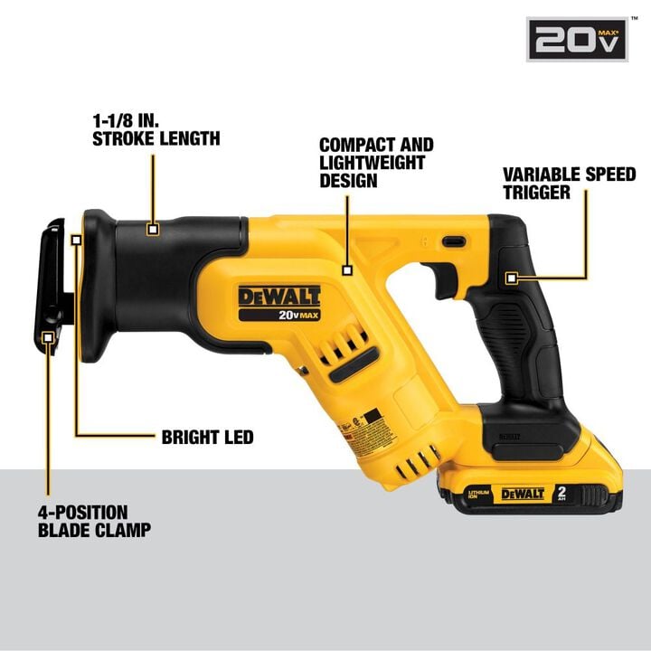 DEWALT 20V MAX 5 Tool Combo Kit, large image number 6