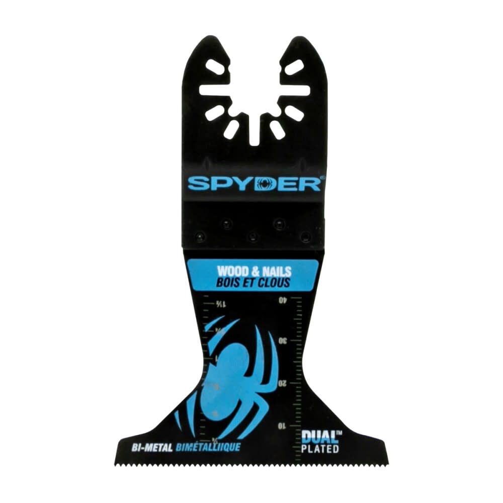 Spyder Osc Tool Blade, 2.5 Inch Width x 2 Inch Bi-Metal Wood/Nail Blade, large image number 1