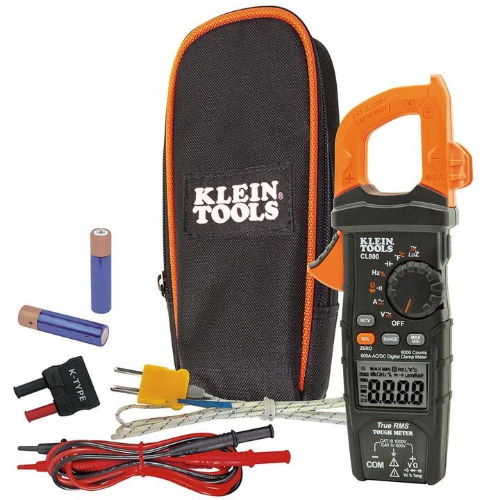 Klein Tools Digital Clamp Meter AC/DC Auto