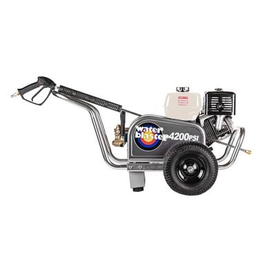 Simpson Aluminum Water Blaster 4200 PSI at 4.0 GPM HONDA GX390 with CAT Triplex Plunger Pump Cold Water Professional Belt Drive Gas Pressure Washer (49-State), large image number 6