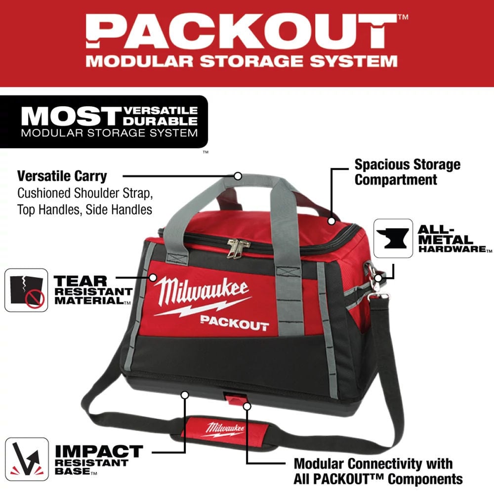 Milwaukee 20 in. PACKOUT Tool Bag, large image number 7
