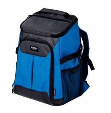 Igloo Backpack Trek Softside Cooler Top Grip 28 Can Blue