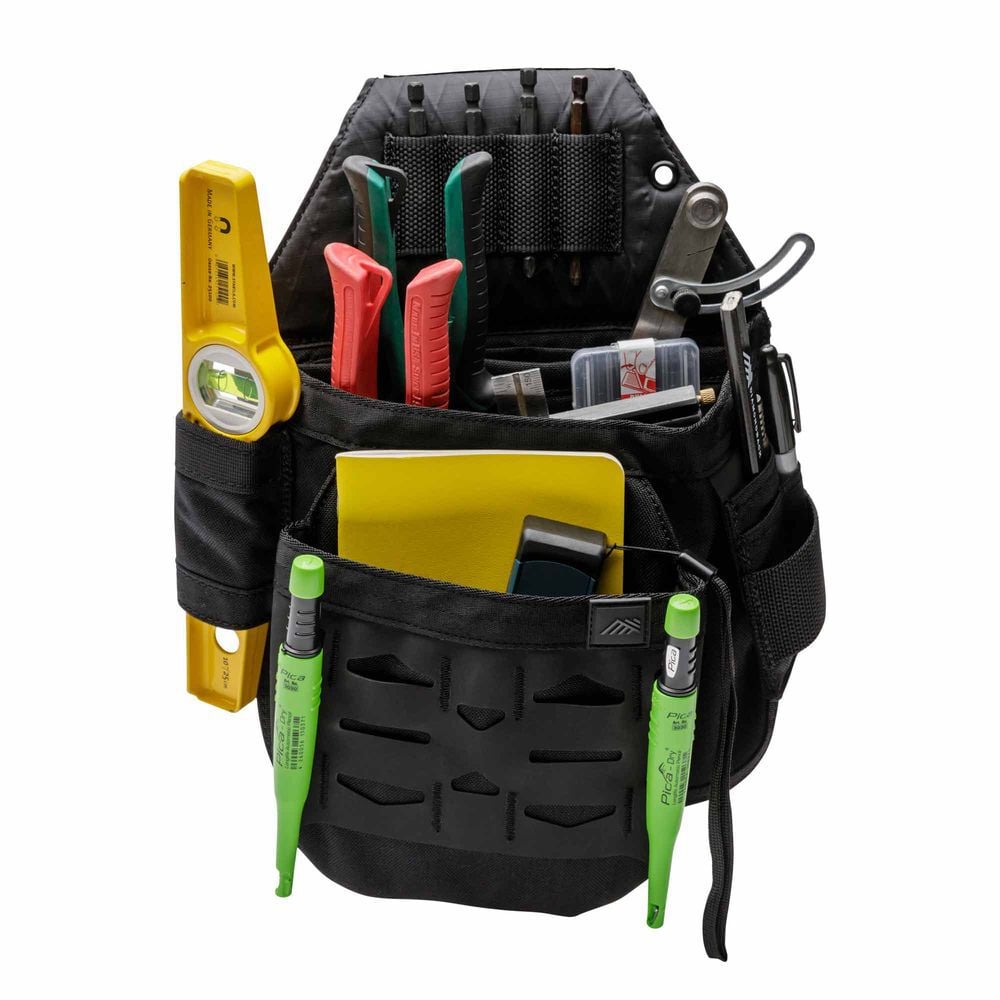 Diamondback Toolbelts Thor X Black Left Side Pouch with Hook & Loop Closure, large image number 2