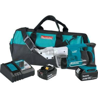 Makita 18V LXT Lithium-Ion Cordless 18 Gauge Straight Shear Kit 5.0 Ah