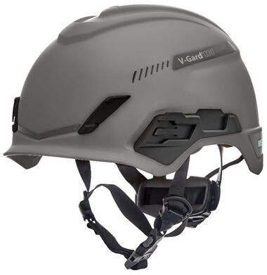 MSA Safety Works V Gard H1 Safety Helmet Trivent Gray Fas Trac III Pivot