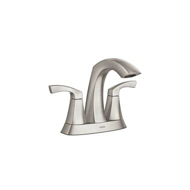 Moen Lindor Bathroom Faucet Spot Resist Nickel 2 Handle High Arc, large image number 0