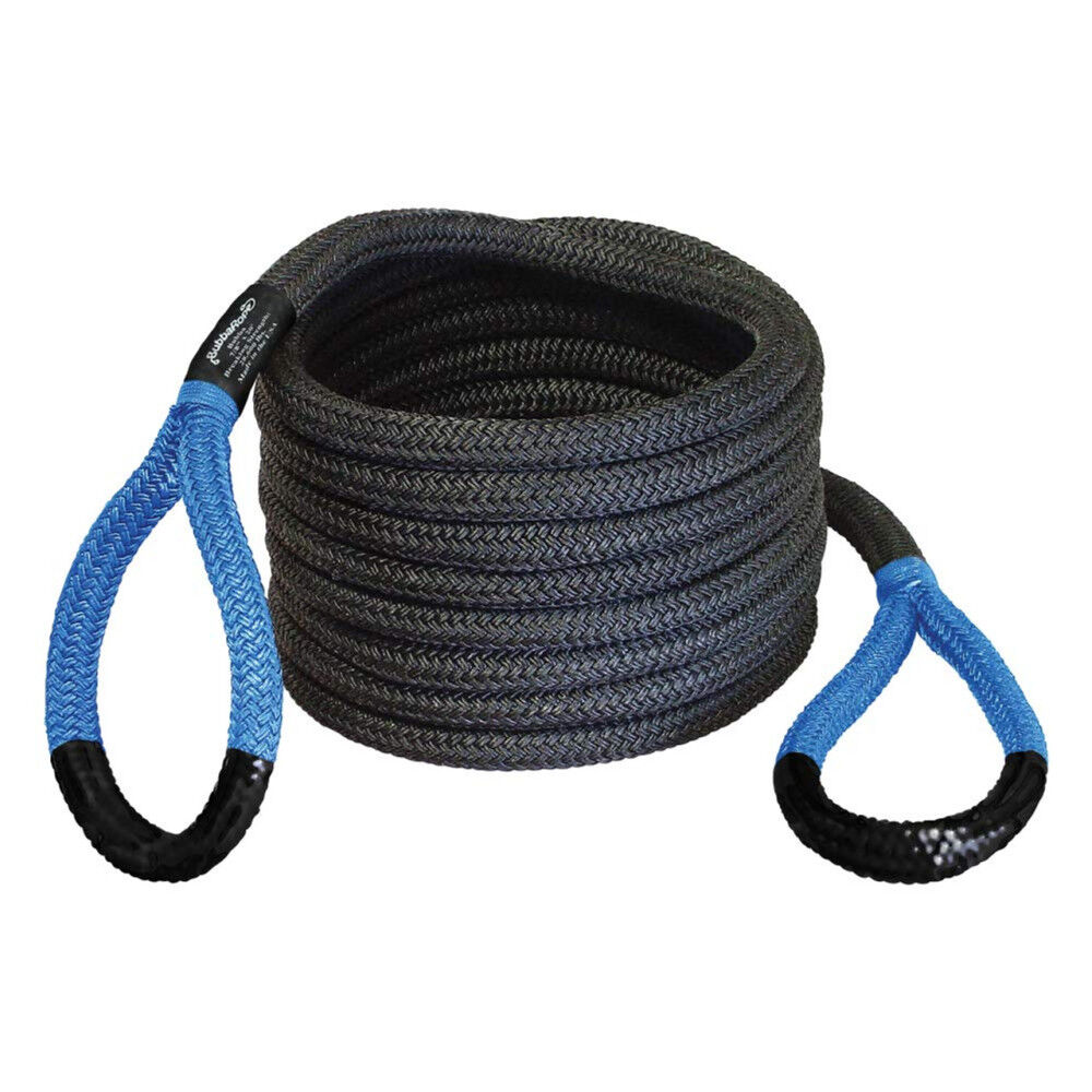 Bubba Rope 7/8 Inch x 20 Ft. Blue Power Stretch Off-Road Recovery Rope – 176660BLG