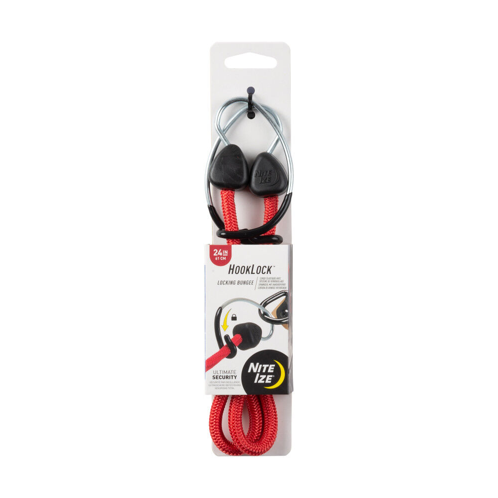 Nite Ize Promotional HookLock Locking Bungee 24 Inch Red, large image number 1